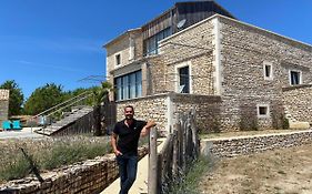 Mas Piralet Ardeche En Pierre Piscine 6*12 Pool House Equipe Le Garn